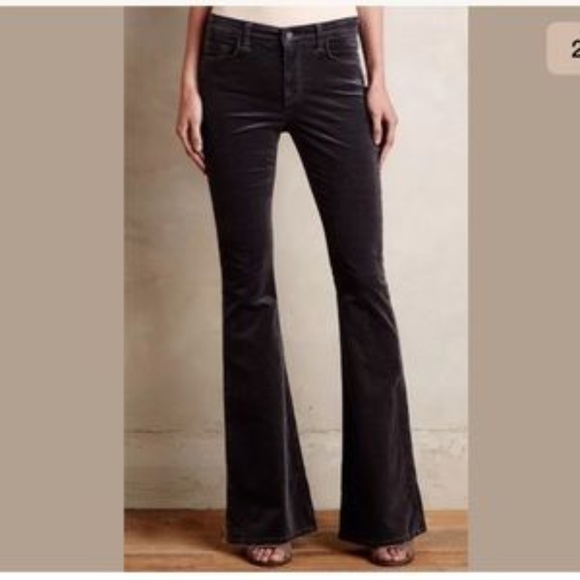 J Brand Pants - J Brand 1197 Velvet Martini in Mercury